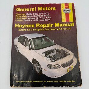 Haynes Repair Manual 38026 General Motor 1997-2000 Malibu Alero Cutlass Grand Am